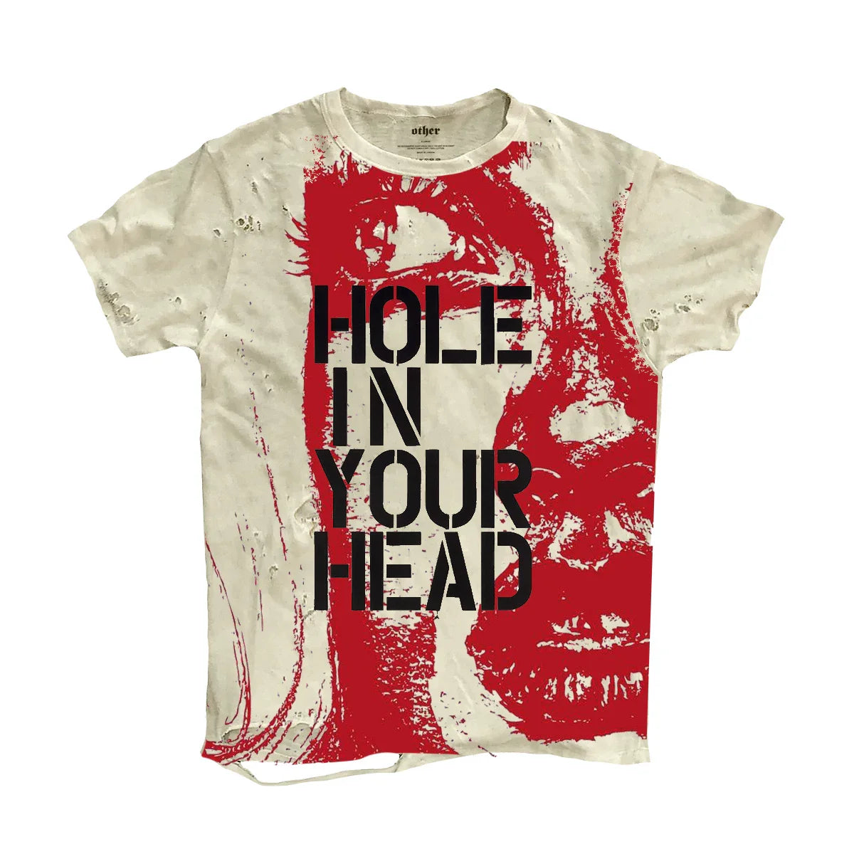 HOLE-IN-HEAD GRAPHIC T-SHIRT