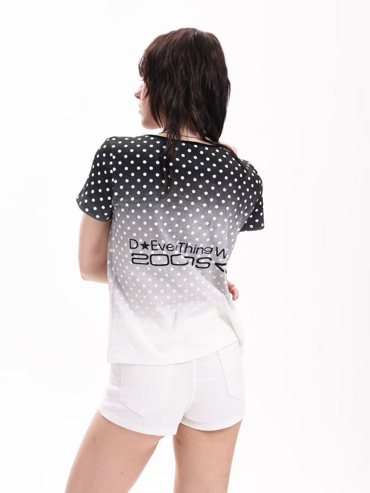 GRADIENT POLKA DOT T-SHIRT