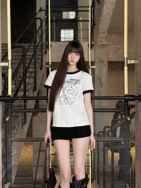 ANGEL OF LOVE SPLICED TEE