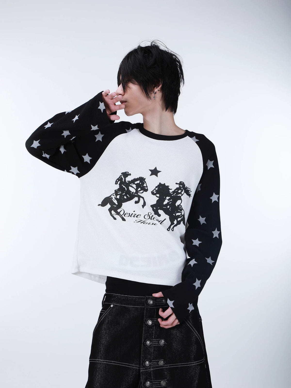 DESIRE JOUSTING PRINT T-SHIRT