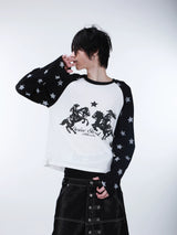 DESIRE JOUSTING PRINT T-SHIRT