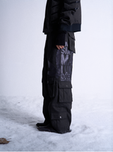 PSYCHEDELIC CARGO CANVAS PANTS