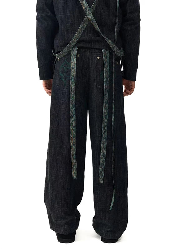 PATCHWORK LUMBERJACK PANTS
