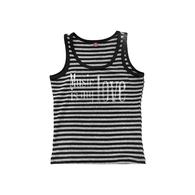 BREATHABLE STRIPED TANK TOP
