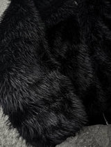 REVERSIBLE BOXY FUR-LINED JACKET
