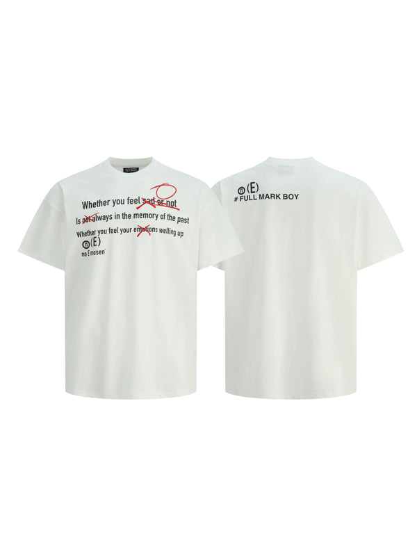 ZERO DEPRESSION HIPSTER T-SHIRT