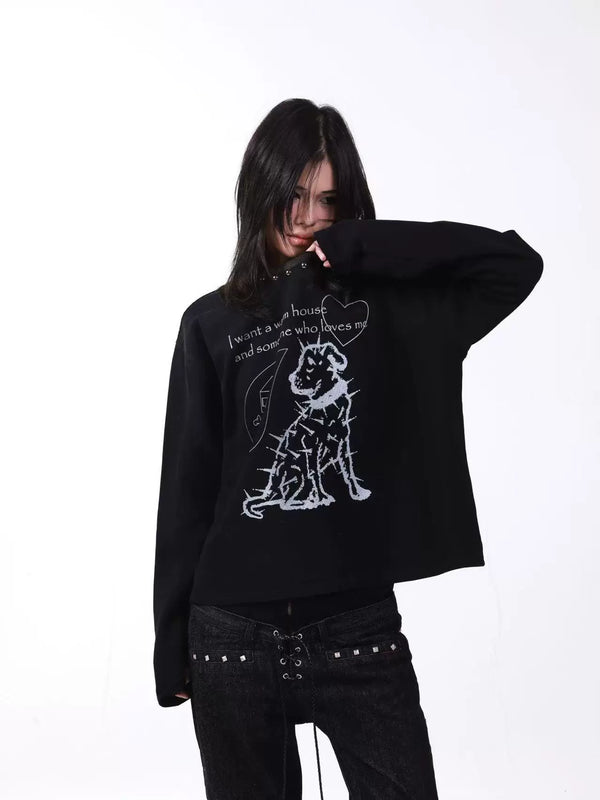 COZY LOVE HOUSE SLOGAN TEE