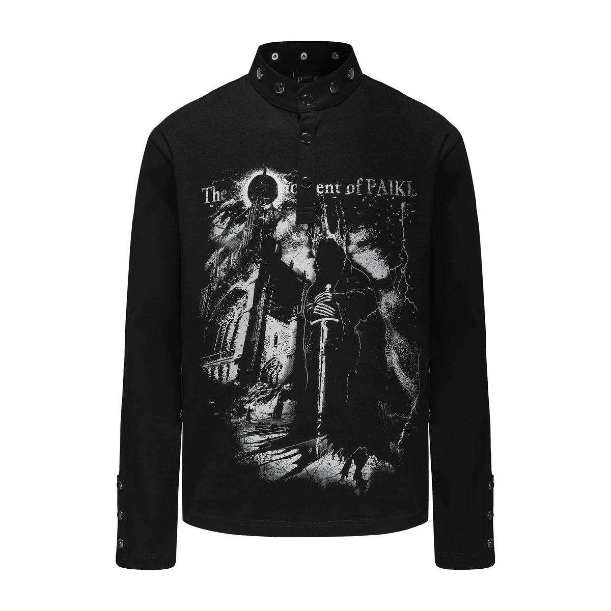 DEMON KING CASTLE HENLEY T-SHIRT