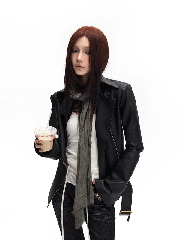 VINTAGE MULTI-WEAR LEATHER JACKET
