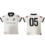 VINTAGE SKULL GRAPHIC POLO SHIRT