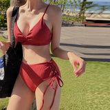 RETRO HIGH-WAIST BIKINI SET