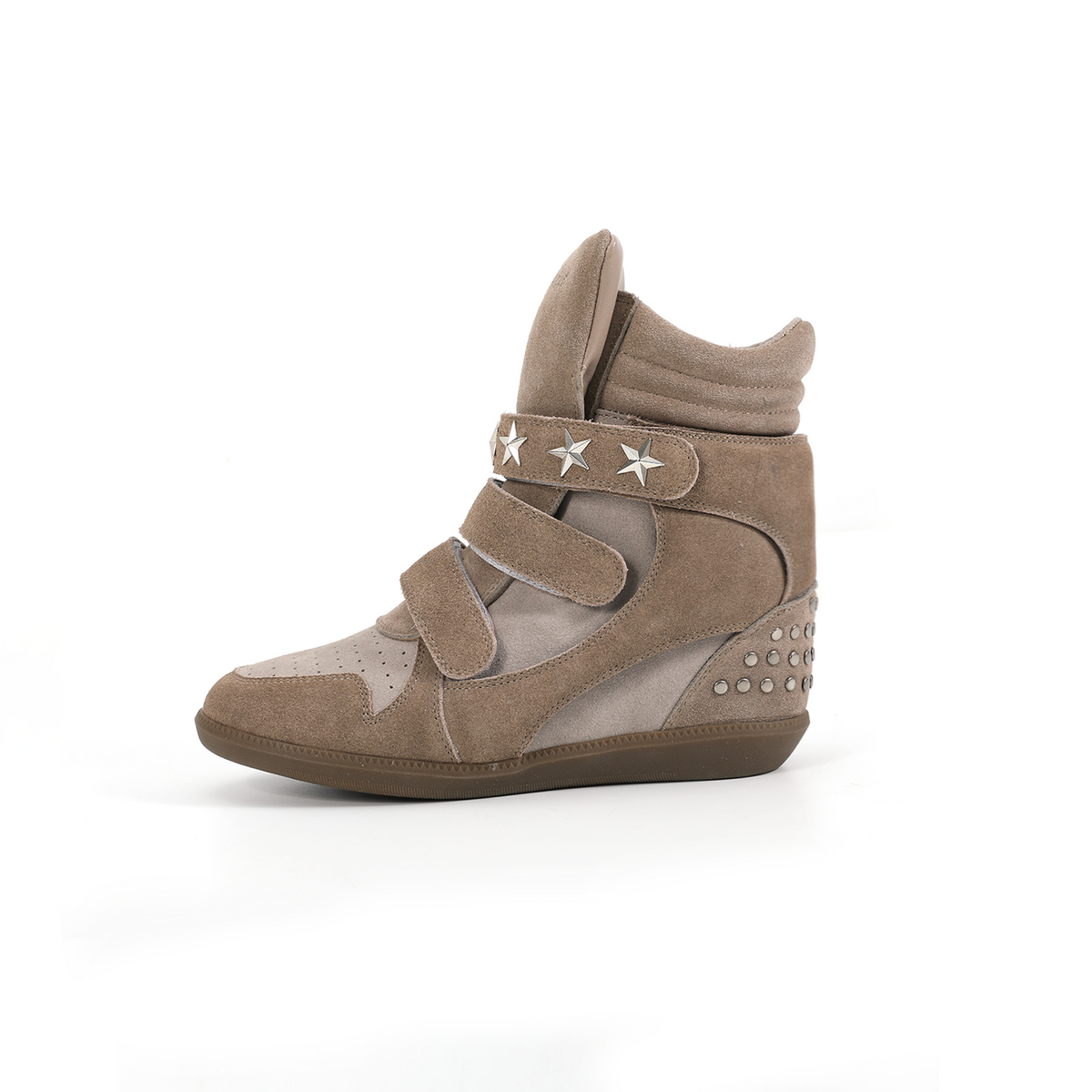 RETRO RIVET PLATFORM SNEAKERS