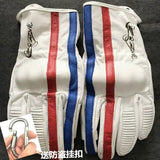 VINTAGE LEATHER BIKER GLOVES