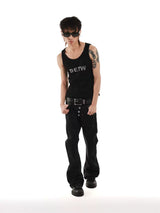 SKINNY SNAKE PRINT JEANS