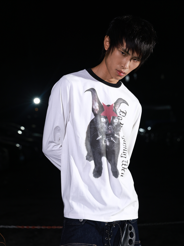 SPIRIT CAT LONG SLEEVE T-SHIRT
