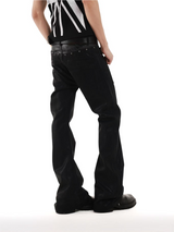 SKINNY SNAKE PRINT JEANS