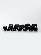 STUDDED LEATHER BUCKLE BELT