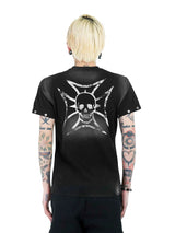 SKULL PRINT SLIM FIT T-SHIRT