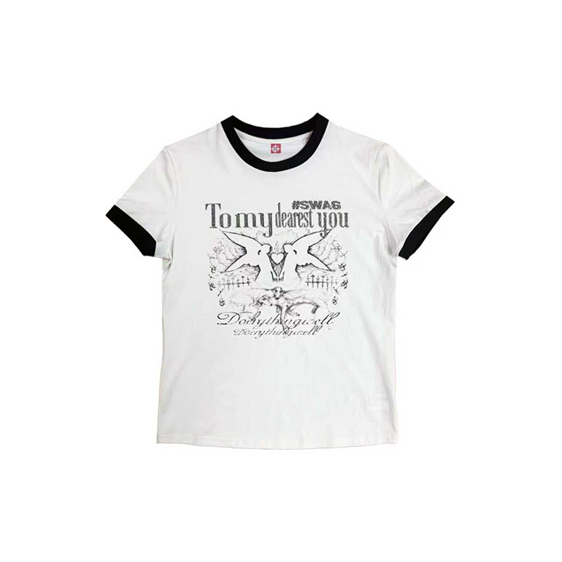 ANGEL OF LOVE SPLICED TEE