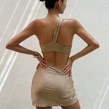 SEDUCTIVE ONE-SHOULDER BIKINI SET