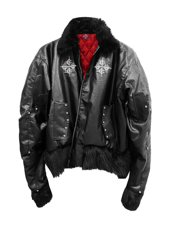 HEAVY BOMBER FUR JACKET