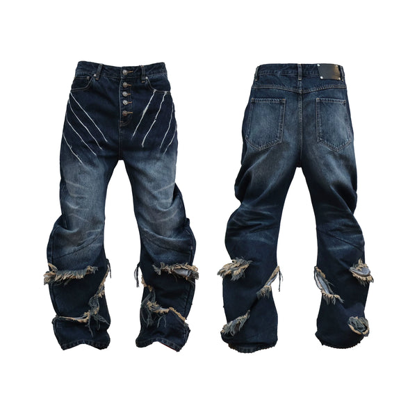 INFECTED CLAW MARK JEANS