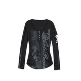 PUNK STYLE LONG SLEEVE T-SHIRT