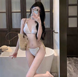 OPENWORK TIE-SIDE BIKINI SET