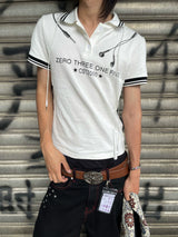 3D COLOR COLLISION POLO SHIRT