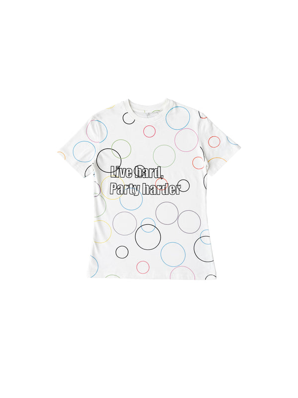 COLORFUL POLKA DOT PARTY T-SHIRT