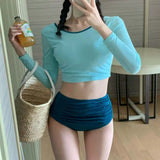 MODEST SUN-PROTECTIVE SWIM SET