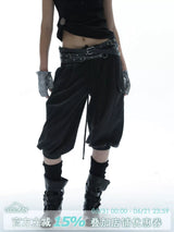 EQUESTRIAN STYLE LOOSE WORK PANTS