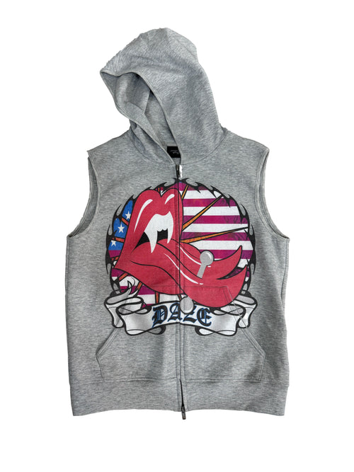 HOODED STAR-SPANGLED T-SHIRT