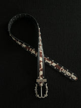 COWHIDE RIVET BELT BELT