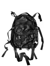 CRACKLE COATED NYLON BACKPACK