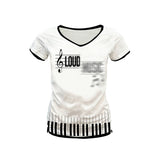 ポルカドットスリムＴシャツ