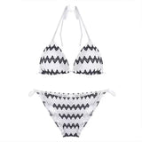FLATTERING THREE-PIECE BIKINI SET