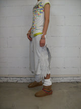 ANGEL WING PATCHWORK SHORTS