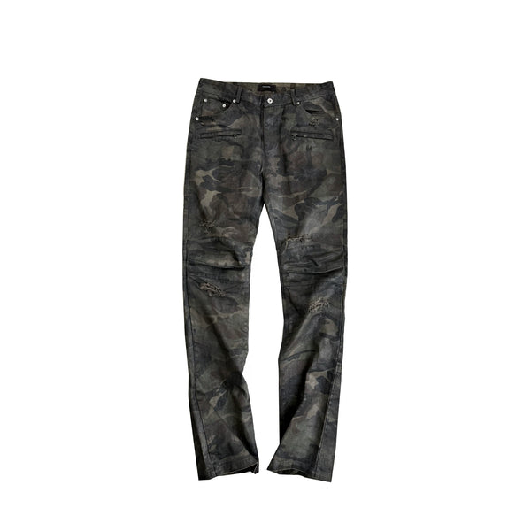 CAMO WASH CASUAL PANTS
