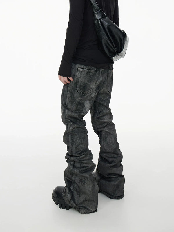 SLIM GLITTER FLARE JEANS