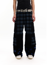 PATCHWORK DISTRESSED STREET JEANS