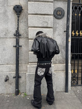 COLORFUL PATCHWORK DENIM PANTS