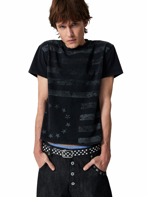 VINTAGE COLOR-BLOCKED STREETWEAR T-SHIRT