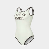 SLIMMING BACKLESS ONE-PIECE SWIMSUIT