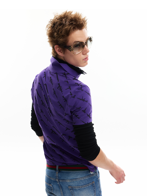 HEAT GUNS FULL PRINT POLO