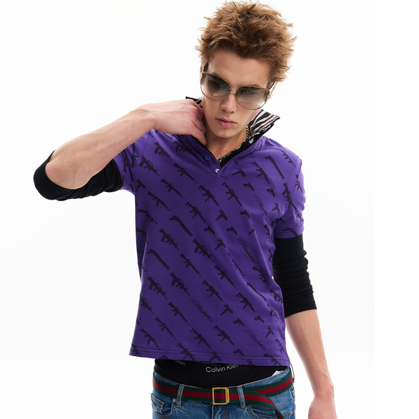 HEAT GUNS FULL PRINT POLO