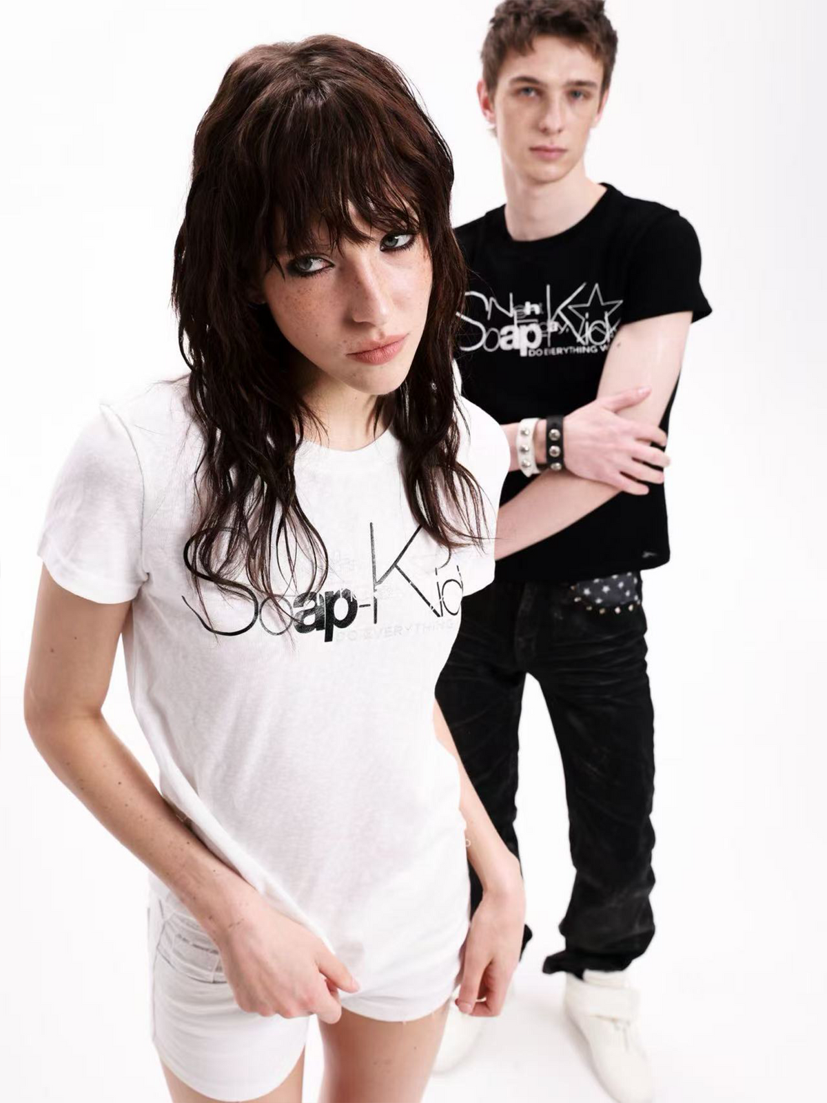 REFLECTIVE PATTERNED COTTON T-SHIRT