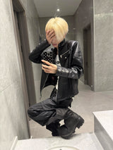 SHORT ZIPPER JACKET WITH POCKETS