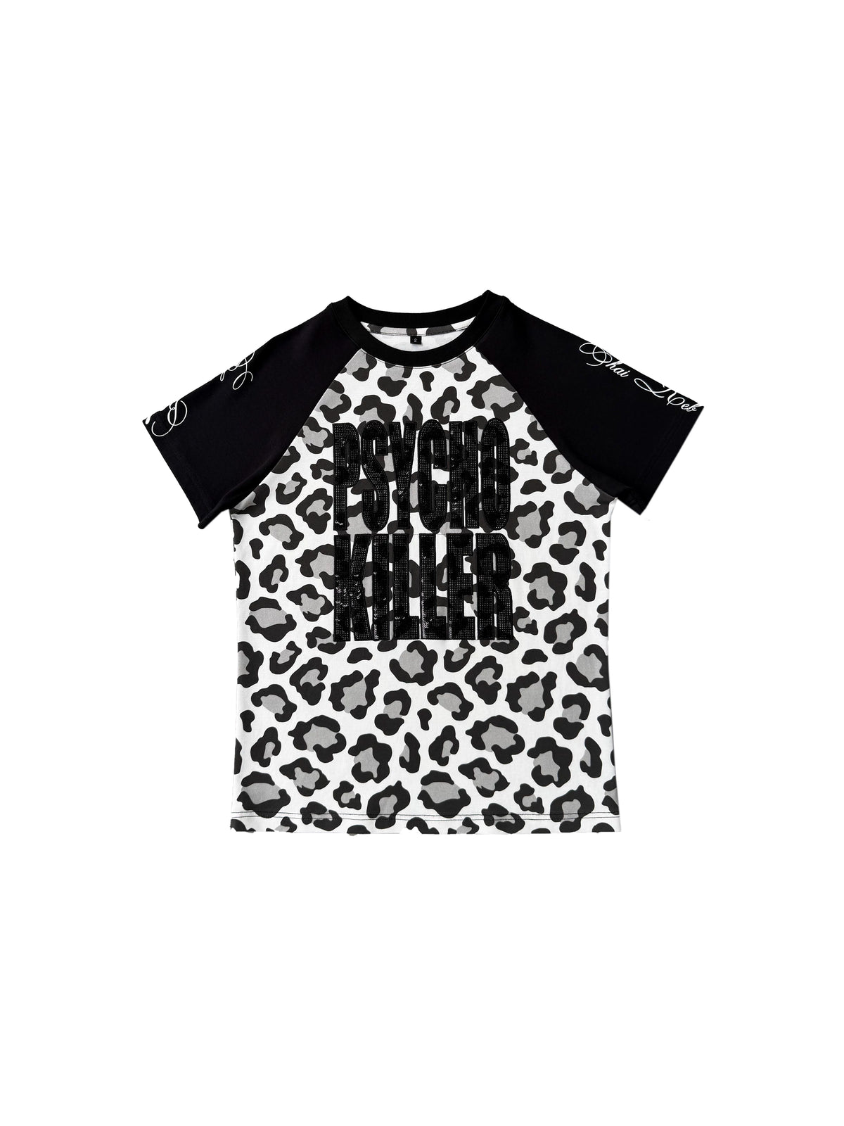 LEOPARD PRINT SEQUIN T-SHIRT