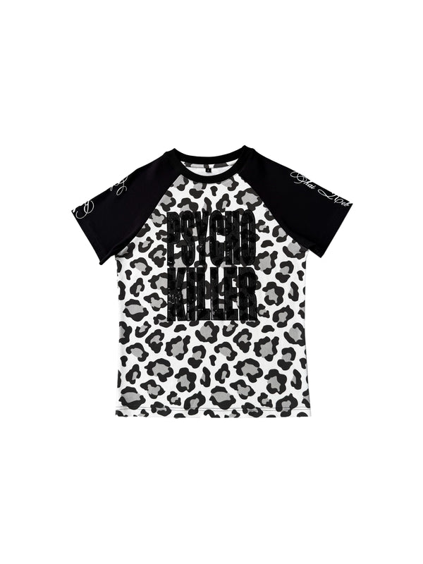 LEOPARD PRINT SEQUIN T-SHIRT